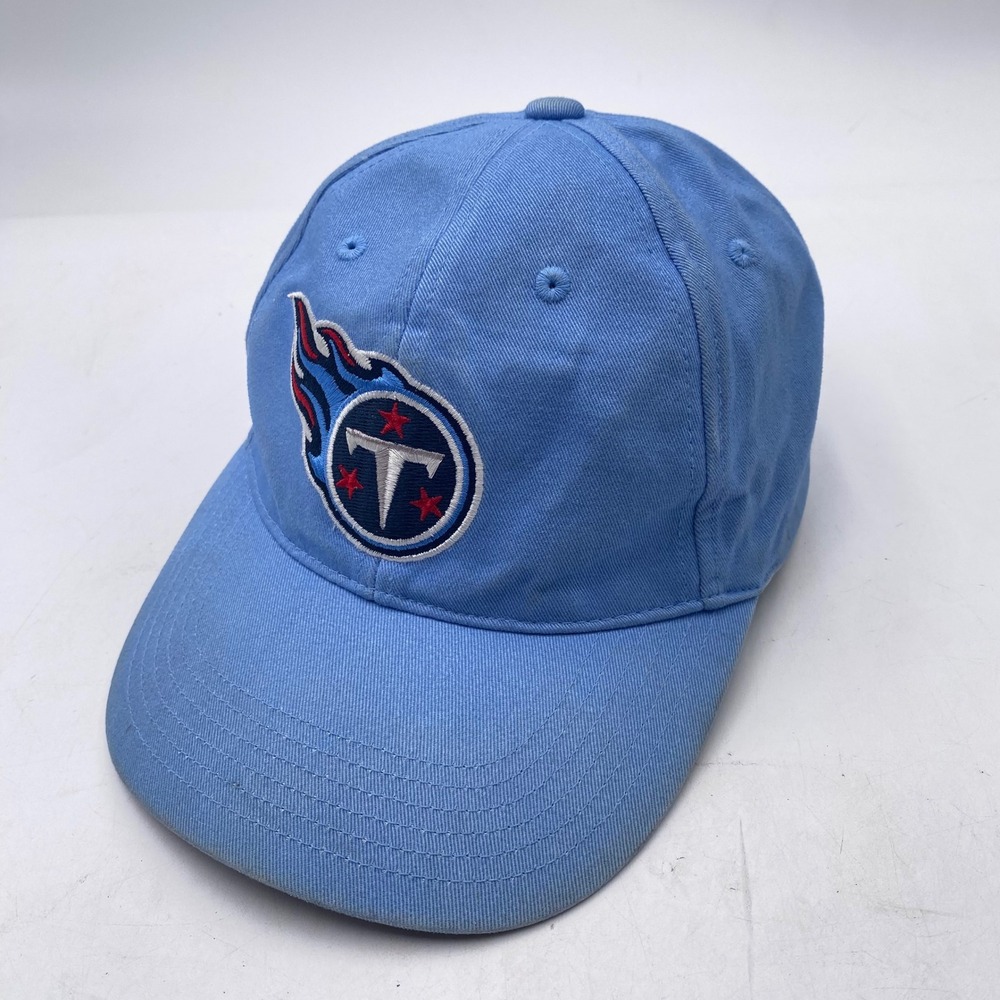 TENNESSEE TITANS NFL Team Apparel Baseball Cap Hat OSFM Light Blue Cotton Twill